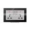 Red Gold Black Frame Glass Panel Multi-Primary Power Socket Electric Wall Switch Socket with 2USB Port Household Indicator