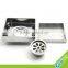 Ningbo square stainless steel deodorize floor drain cover