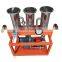 Mini 3 stage Portable Oil Purification Machine for used cooking oil, hydraulic oil, lube oil and gear oil