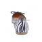 PU flat zebra girls bowknot shoes