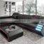 sectional Sofa LED light living room sofa set furniture Multi-functional
