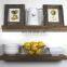 Hot selling handmade rustic wood floating wall shelves wall mounted