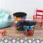 New design furniture 3 nest wooden tea coffee table with storage basket