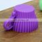 Soft Round Silicone Muffin Cupcake Liner Baking Cup with Handle