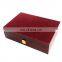 High quality top glass watch display storage case 12 slots MDF wooden gift watch box