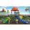 Home indoor small swing kids safety castle plastic pool water slide