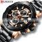 CURREN 8336 Men Japan Original Quartz Gold Time Watches Fashion Stainless Steel Calendar Business Wristwatch