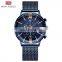 Mini Focus MF0236G High Quality Stainless Steel Mesh Men Quartz Watch Luxury Chronograph Analog Brand Your Own Watches