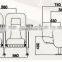 simple Europe design auditorium chair HJ9806-L