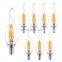 C35 L35 E14 LED Light Bulb AC220/240V 4W 6W Filament Candle Light Edison Bulb Retro Antique Vintage carbon filament light bulbs
