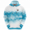 Blue and White Custom Sublimation Hoodie of New Style