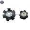 Black Star Shaped Threaded Insert Connecting  Tube Nut for Round Tube