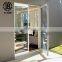 Foshan Factory Thermal Break Tempered Glass Aluminum Swing Casement Door