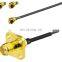 IPX IPEX U.FL to rp SMA Female Pigtail Antenna Wi-Fi Coaxial Low Loss Cable 6 inch (15cm)SMA Mini PCI  RP-SMA Female 1.13 1.37
