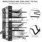 Multi Layer Modern Indoor Kitchen Cabinet Drawer Drying Management Storage Shelf Rack Expandable Shovel Lid and Pan Organizer