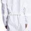 White disposable microporous coverall traje protector impermeable blanco