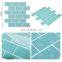Fire proof interior wall decoration sticker waterproof 3d peel and stick backsplash tiles