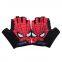 Sports gloves Spiderman half finger gloves