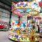 Fairground musical carousel equipment 6 seats amusement rides