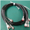 3*6mm 630bar steel wire braided high pressure, hydraulic measuring hose, pressure gauge connection hose。