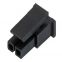 Micro-Fit 3.0 Receptacle Housing, Single Row, 2 Circuits, UL 94V-0, Low-Halogen, Black 436450200