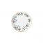 Bone China Dinnerware Set 4 Pieces Plate Set Garland Ceramic Tableware Wedding Charger Plate for Event & Catering