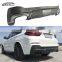 X4 F26 M Sport 3D Style High Quality Carbon Fiber Rear Diffuser Rear Bumper Lip Rear Splitter  For BMW F26 X4