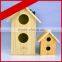 Nature Simple Outdoor Garden Frame Wooden Hanging Birdcage