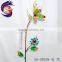 metal honey bee decorations with bee rain gauge stake