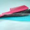 Best selling wide tooth hair comb plastic , flat top comb