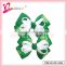 Sample available Chinese manufacturer clover ribbon bow cheap wholesale hair accessories clip (SYC-0005)