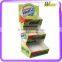 Xylitol chewing gum promotion corrugated paper pallet display stand
