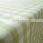 T/C yarn dyed check fabric Plain green grid cloth plain table cloth