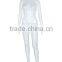 White Color with Egg head adjustable plastic female mannequins for clothing window display