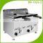 High Efficiency Gas Cool Fryer/Gas Deep Fat Fryer With Drain Valve BN-12LG-2