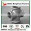 Hydraulic Bulkhead Fittings Hot Dipped Galvanized Cross Tee