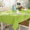 hot sale green cotton table cloth table cover