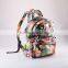 3416 SS Collection Elegant Flower Printing PU Backpack 2016 For Ladies                        
                                                Quality Choice