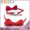 2016 new design baby girl flowers hair band metal hairbands felt