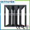 Hot sale V bank air filter frame plastic frame for HEPA air filter