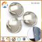 Fashion Designer Silver Color Custom Metal Shank Printed Clothing Sewing Buttons