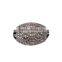 92.5 Sterling Silver Natural Diamond Pave Setting Drum Bead Spacer Finding Handmade Jewelry View Diamond Spacer Bead Finding