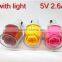 fashion Car charger with rose Pattern-5V 2.6A