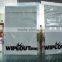 clear file bag with zipper /plastic zipper packing bags / factory wholesale zip lock bags