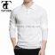 latest Design custom print logo green Blank Plain 220gsm 100 cotton V-neck polo collar long sleeves t shirt for men