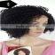 Factory Price Stock Brazilian Remy Human Hair Afro Kinky Curly Full Lace Wigs