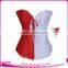 Hot Women Sexy Black And White Corset Free Shipping