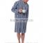 Cheap Adult Stripe Shirt Long Cotton Nightshirt For Men