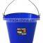 Durable plastic water bucket (28/30/32/34/36/38/40cm)