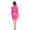 hot seamless latest net dress designs with collar